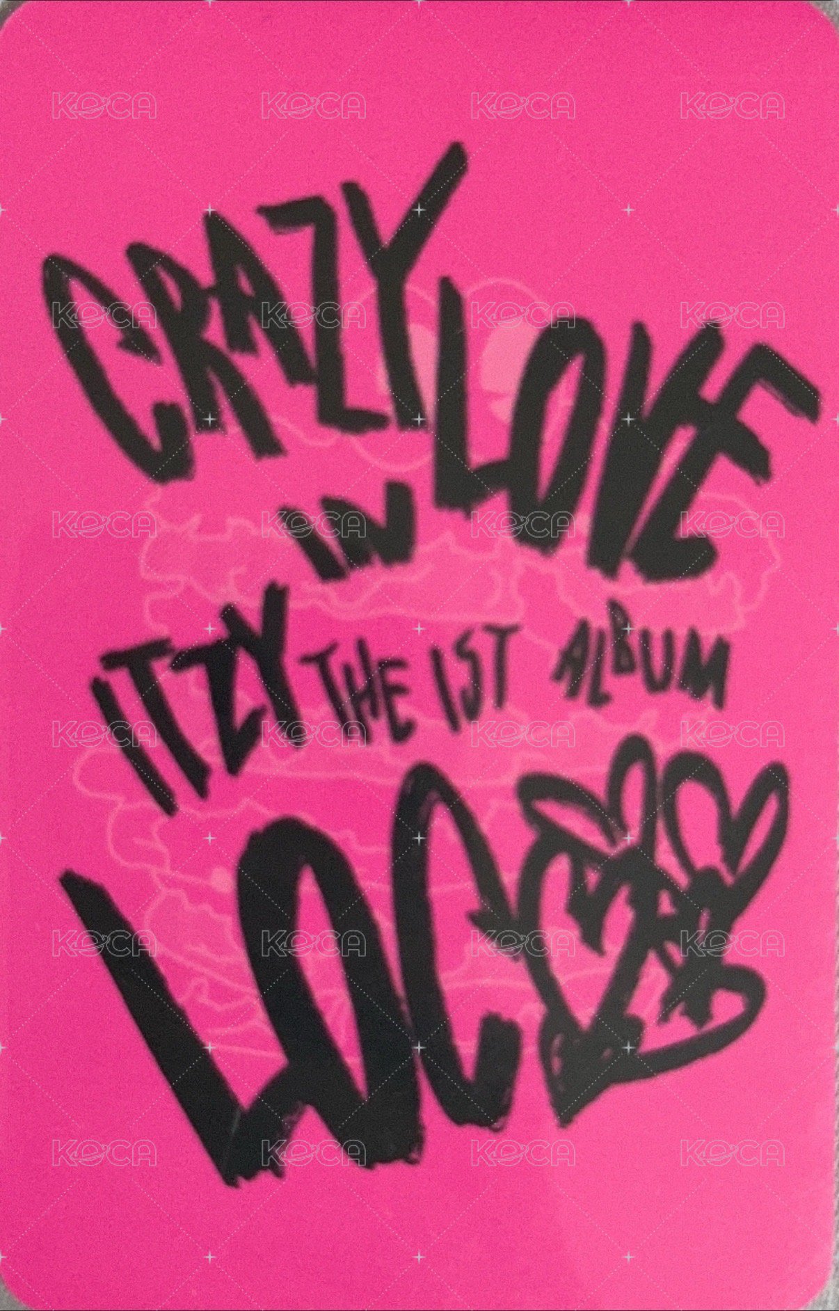 CRAZY IN LOVE wd 2.0 簽售卡  背面