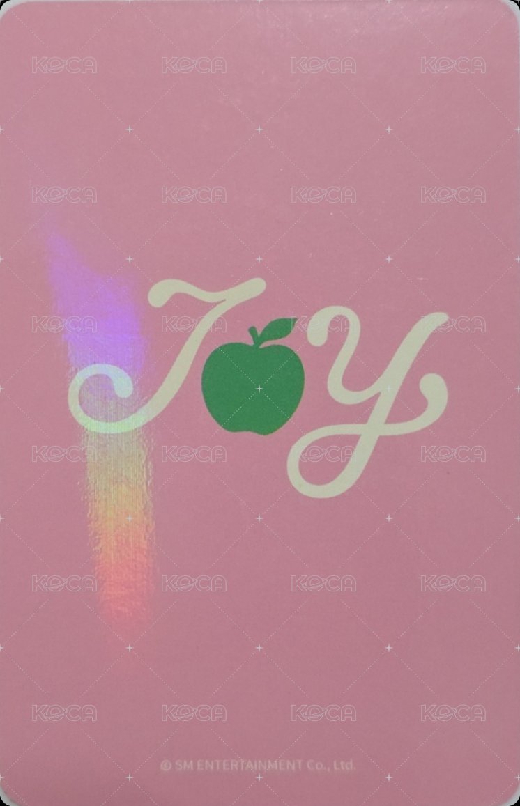 From JOY, with Love hottracks ver.B 特典卡  背面