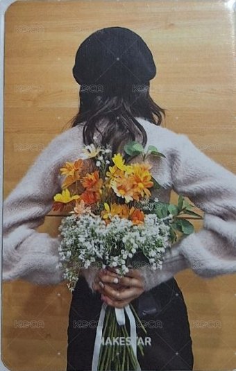 Teddy Bear ms 拿花 特典卡  背面