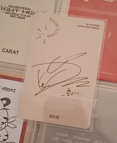 落花榮 比心榮 小卡