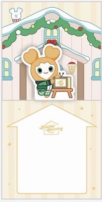 2025冬日快閃 卡片貼紙 JIVELY 聖誕訊息卡