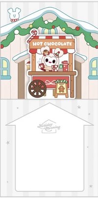 2025冬日快閃 卡片貼紙 DAVELY 聖誕訊息卡