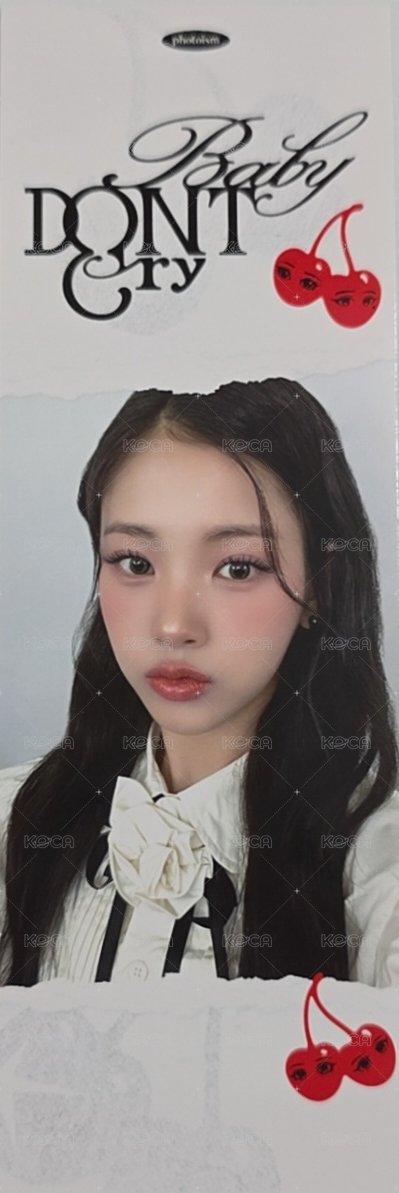 F Girl photoism 人生四格卡  背面