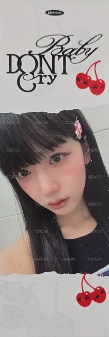 F Girl photoism 人生四格卡  背面