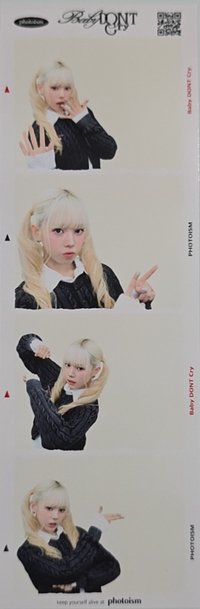 F Girl photoism 人生四格卡 