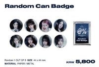 @% 首爾 徽章 隨機胸章