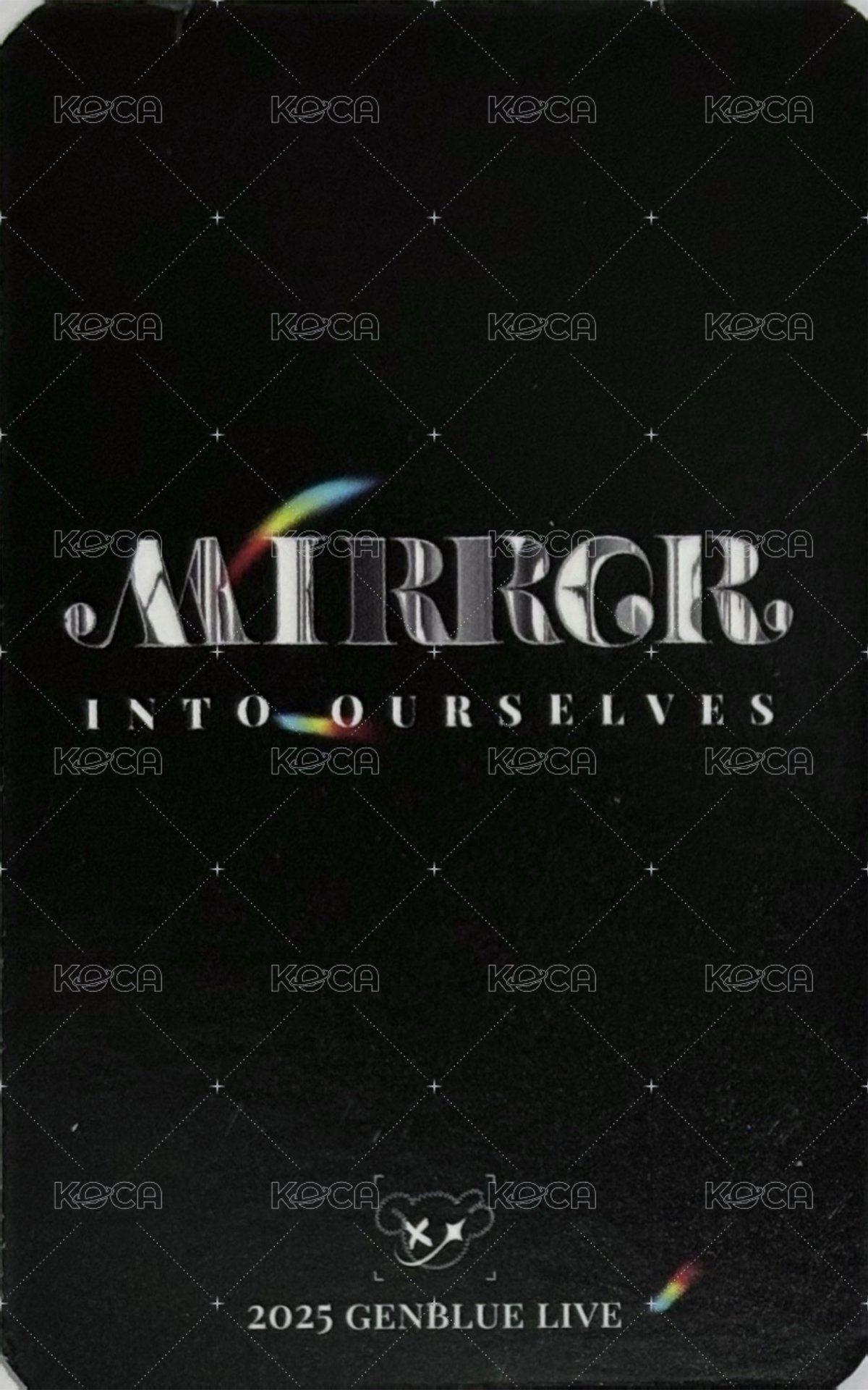 MIRROR INTO OURSELVE 入場卡 / 場限卡  背面