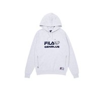 中性連帽長袖T恤 淺麻灰