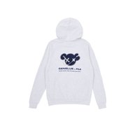 中性連帽長袖T恤 淺麻灰