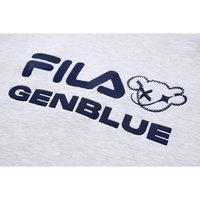 中性連帽長袖T恤 淺麻灰