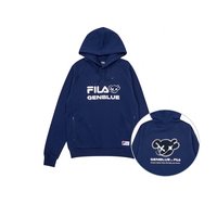 中性連帽長袖T恤 丈青