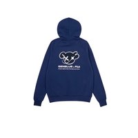 中性連帽長袖T恤 丈青