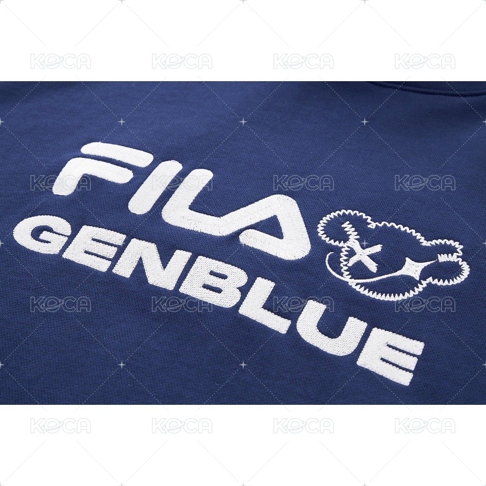 中性連帽長袖T恤 丈青