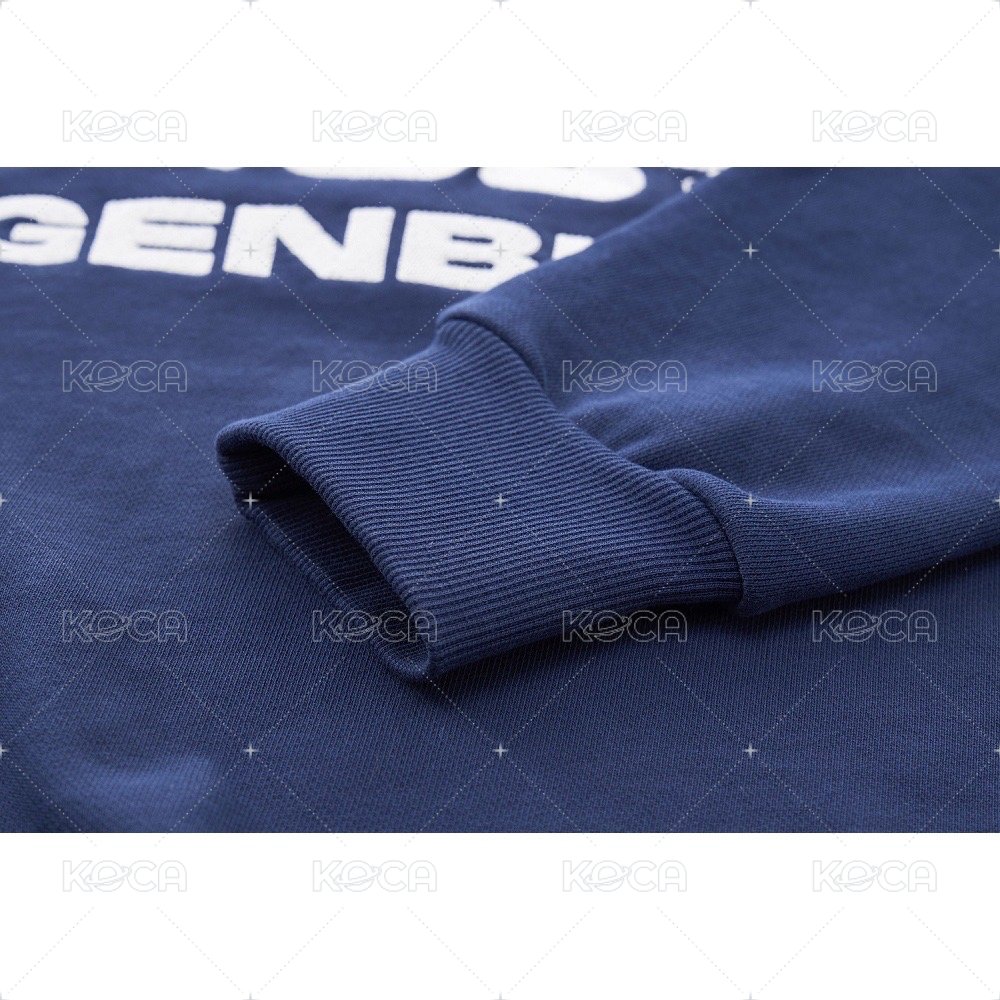 中性連帽長袖T恤 丈青