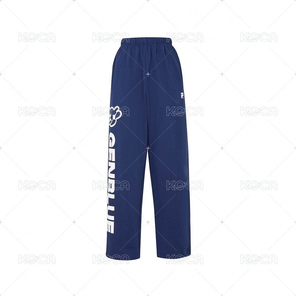 女針織長褲 丈青