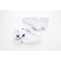 中性運動老爹鞋 白/藍