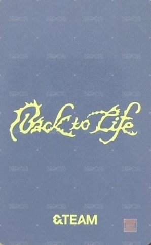 BTL am 1.0 幸運卡  背面