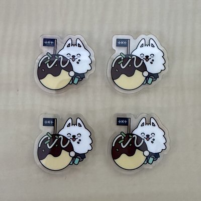 TXT日巡 大阪場章魚燒徽章 崔勇萌 崔秀彬