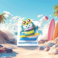 MINISO 磁鐵 夏日黑皮系列衝浪磁鐵盲盒