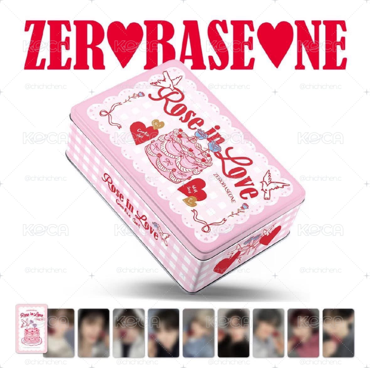 ZEROBASEONE ZB1 餅乾卡（套出含鐵盒）