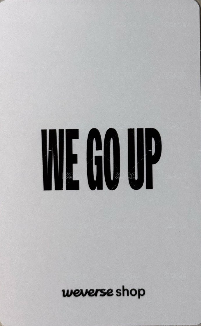 WE GO UP wvs 中區 分隊卡 特典卡  背面