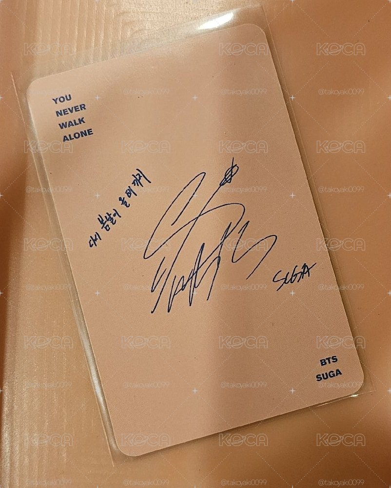 YNWA專卡 SUGA