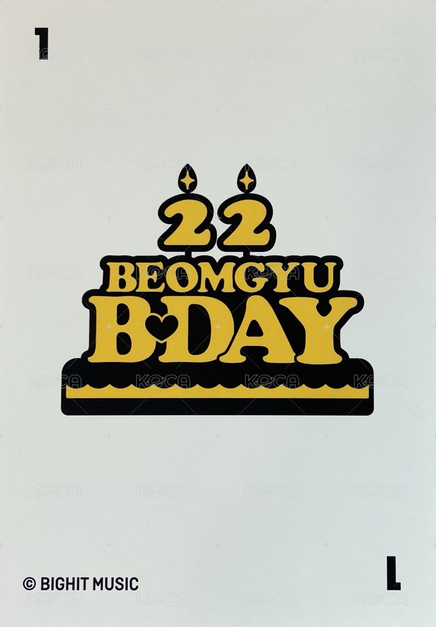 21-22生日禮 周邊卡  背面