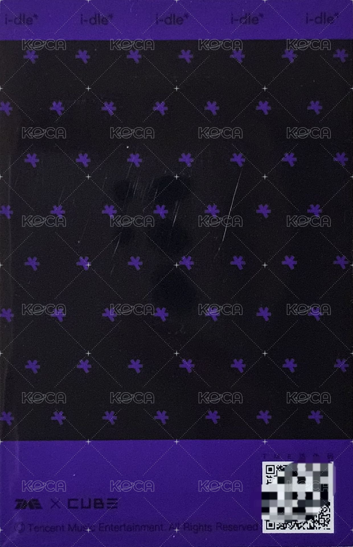 We are QQ音樂 星光卡 碎星卡 背面