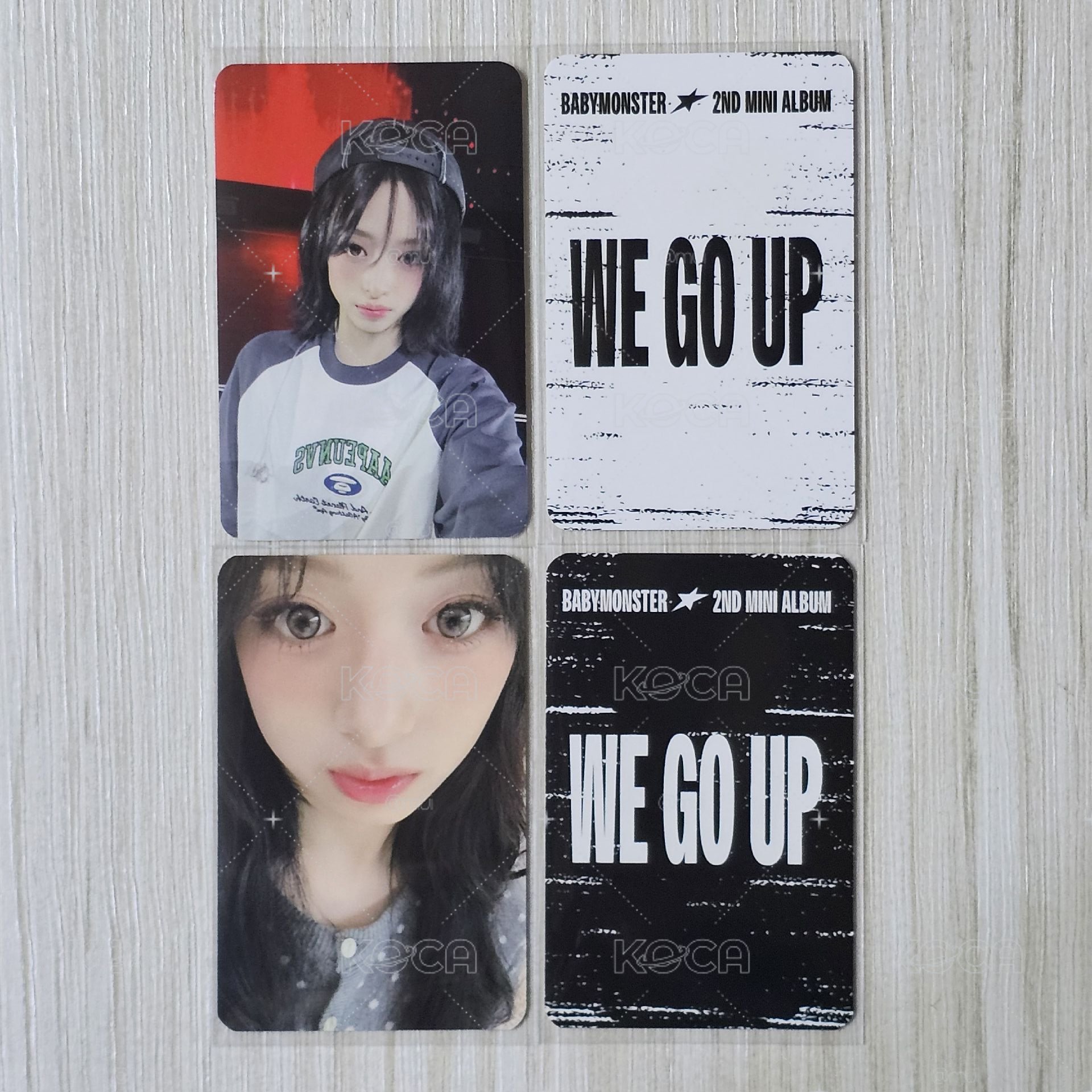ベビモン　AHYEON 2.22 オフイベ　ステッカーお渡し会特典 AHYEONWE GO UP小卡】BABY MONSTER OY特典卡Ahyeon - KOCA小卡周邊交易平台