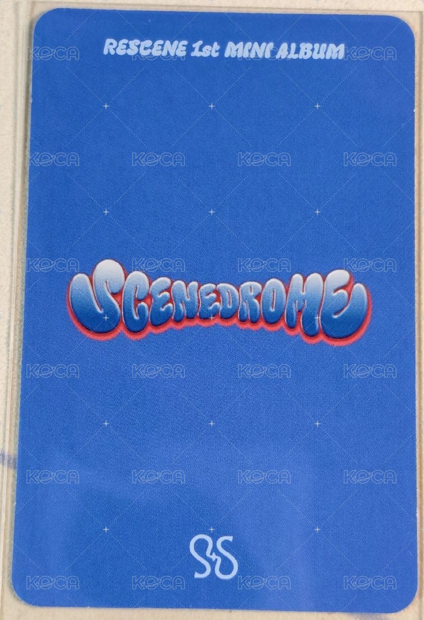 SCENEDROME 專輯卡  背面