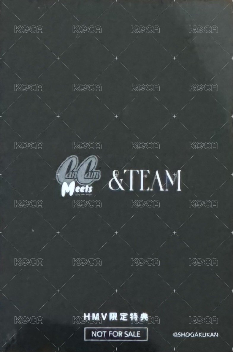 CanCam Meets hmv 特典卡 牽手卡 背面