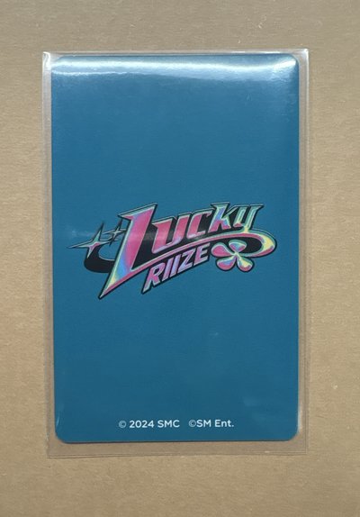 RIIZE LUCKY 隨機卡B 快閃 WONBIN