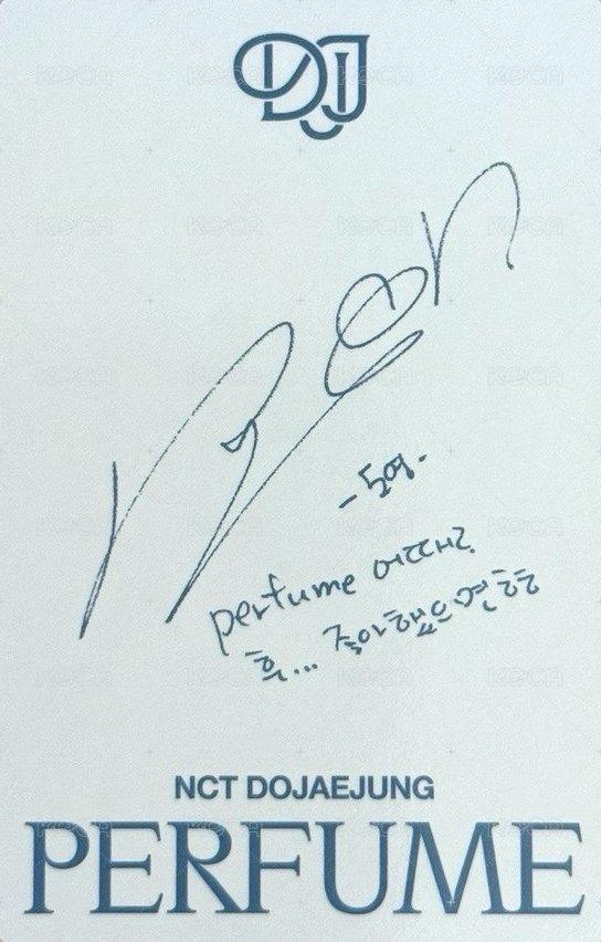 Perfume  SMini 專輯卡  背面