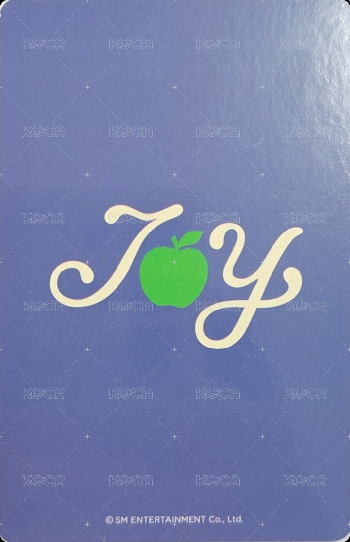 From JOY, with Love sm ver.B 簽售卡  背面