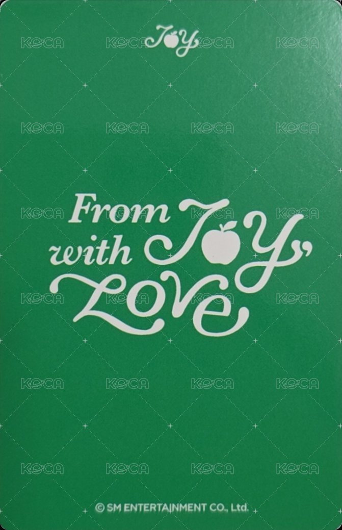 From JOY, with Love 官拍ver.C 隨機卡  背面