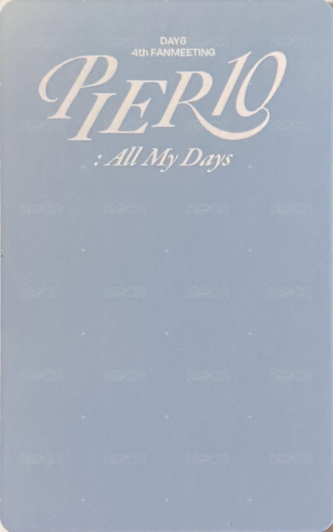 4TH FM 線上 滿額卡  背面