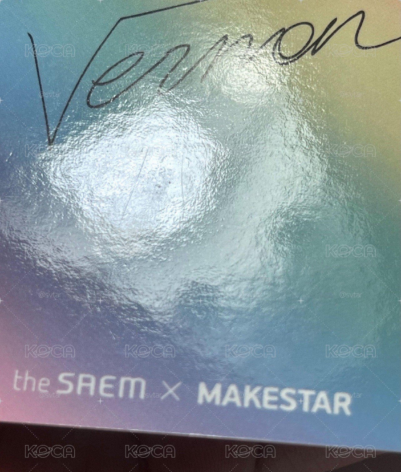 【VERNON】SAEM旅行套組代言卡