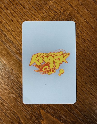 ✴️ Knock On 巡迴 入場卡 仁川場zone卡 明宰鉉