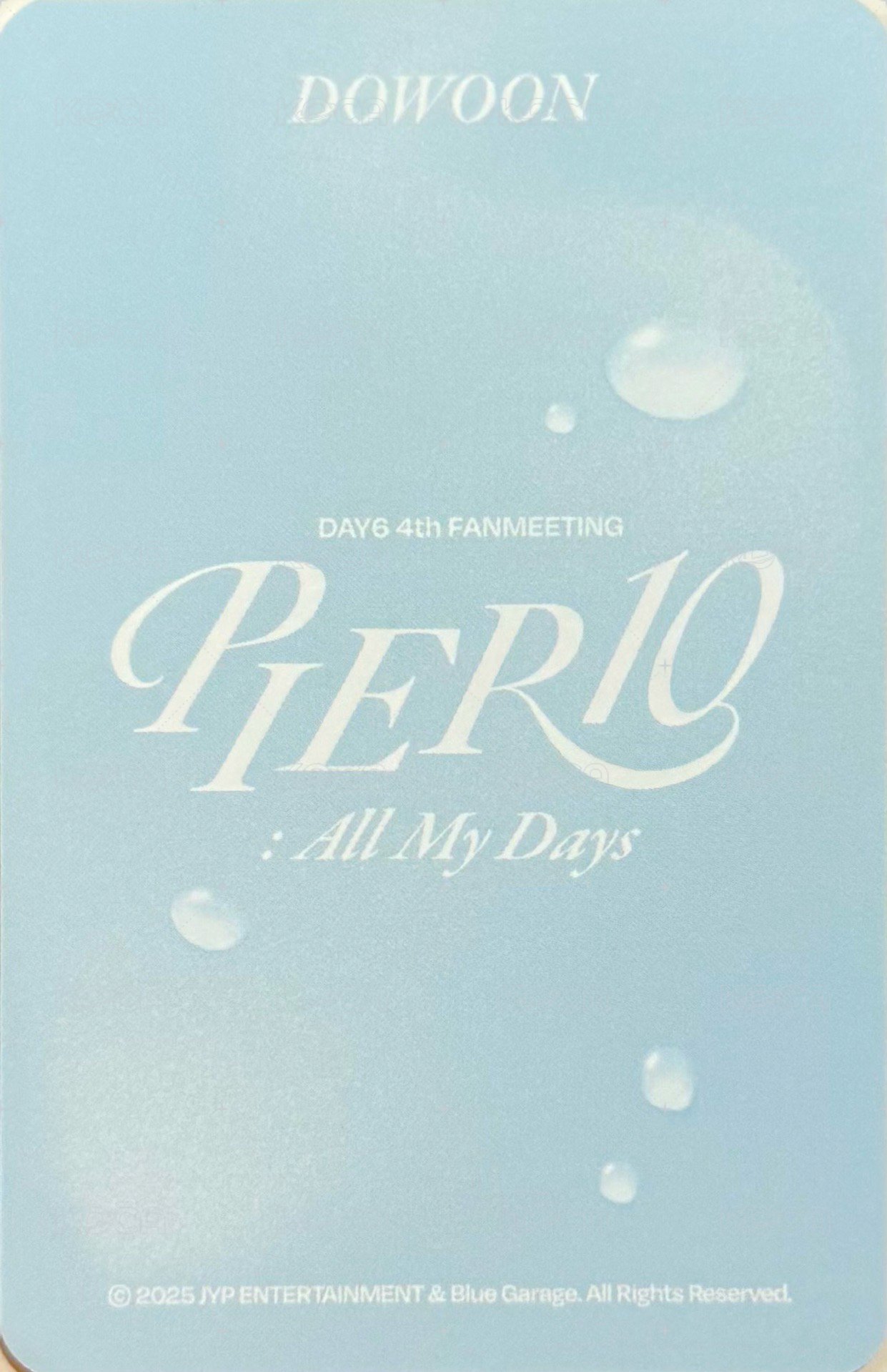 4TH FM 隨機卡包 隨機卡  背面