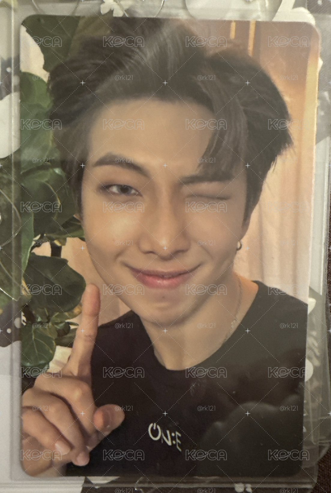 BTS RM MAP OF THE SOUL ON:E藍光版小卡