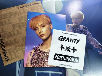 正規三單封 gravity 竣卡+內容為休寧