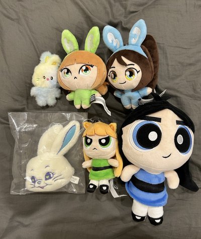 newjeans 小女警 村上隆 bunini吊飾 娃娃