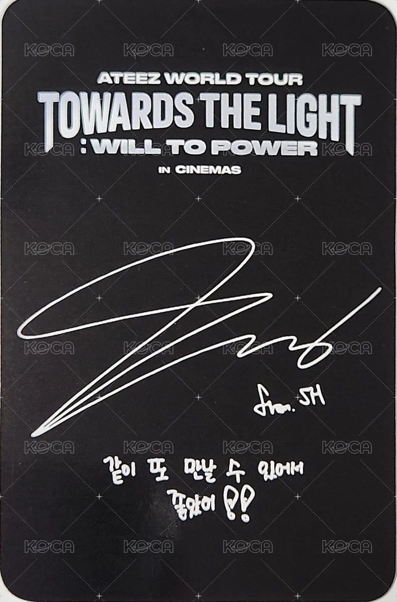 TTL 電影 韓國第一週 電影卡  背面