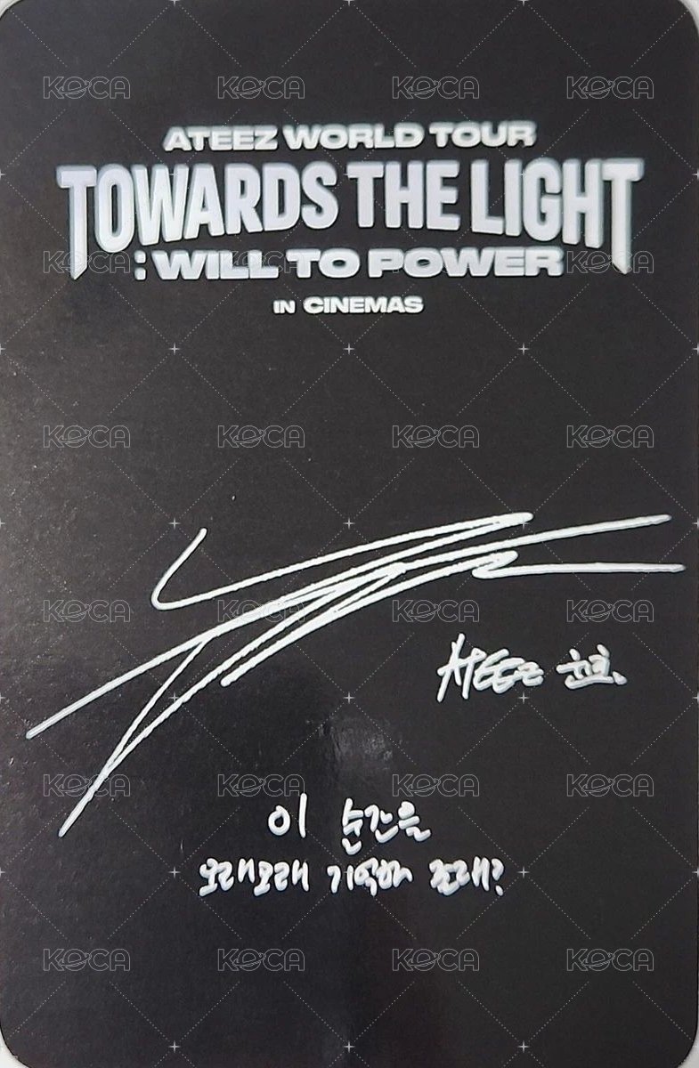 TTL 電影 韓國第一週 電影卡  背面