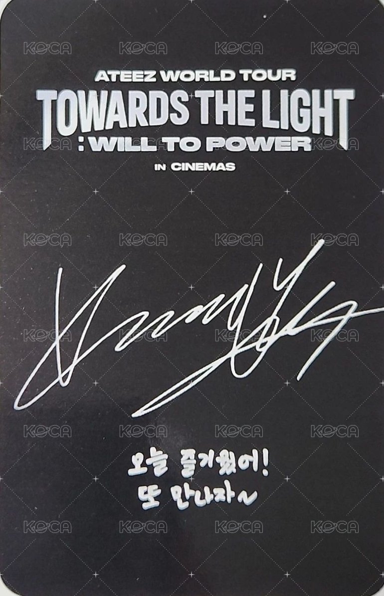 TTL 電影 韓國第一週 電影卡  背面