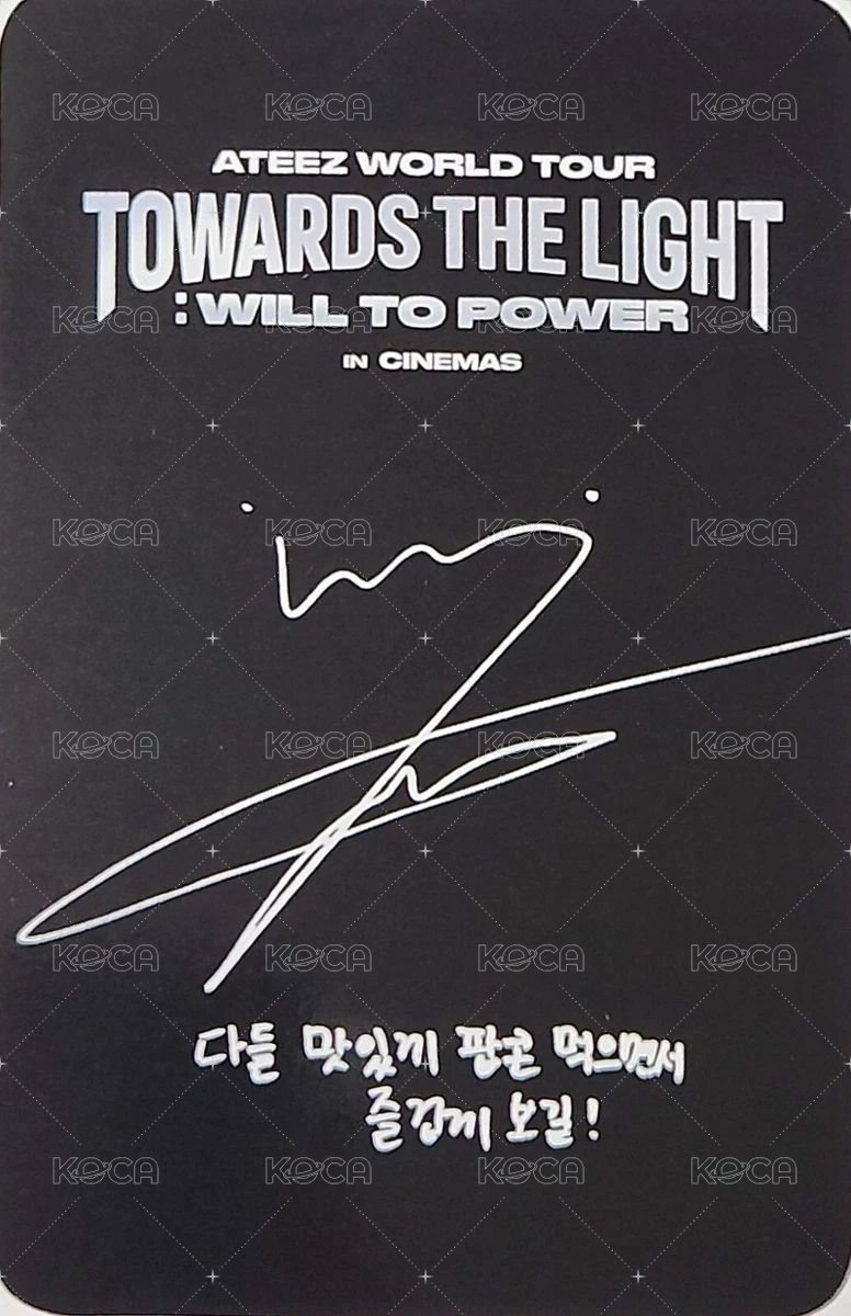 TTL 電影 韓國第一週 電影卡  背面