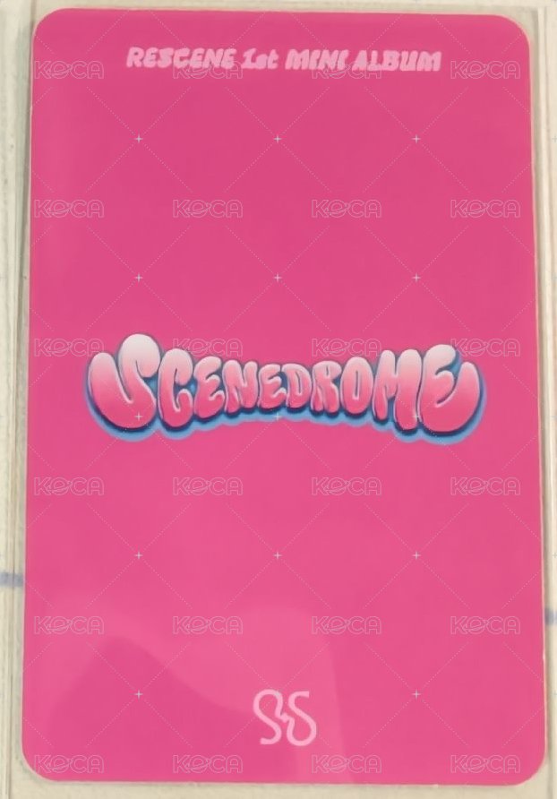 SCENEDROME 專輯卡  背面