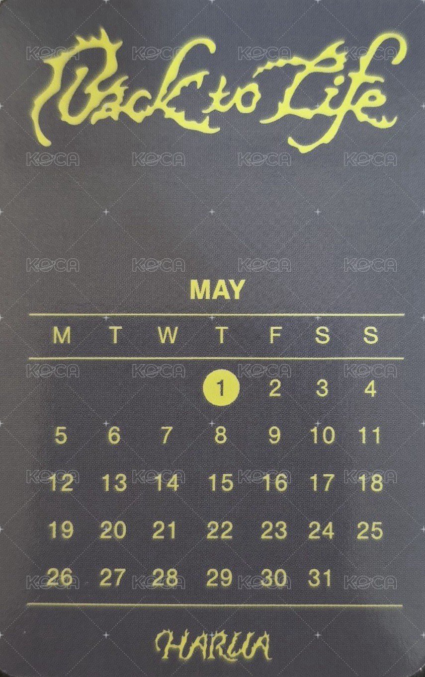 BTL mp 預約 特典卡  背面