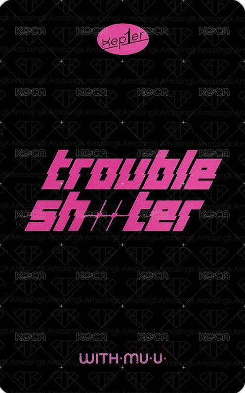 迷三 wm 幸運卡  背面