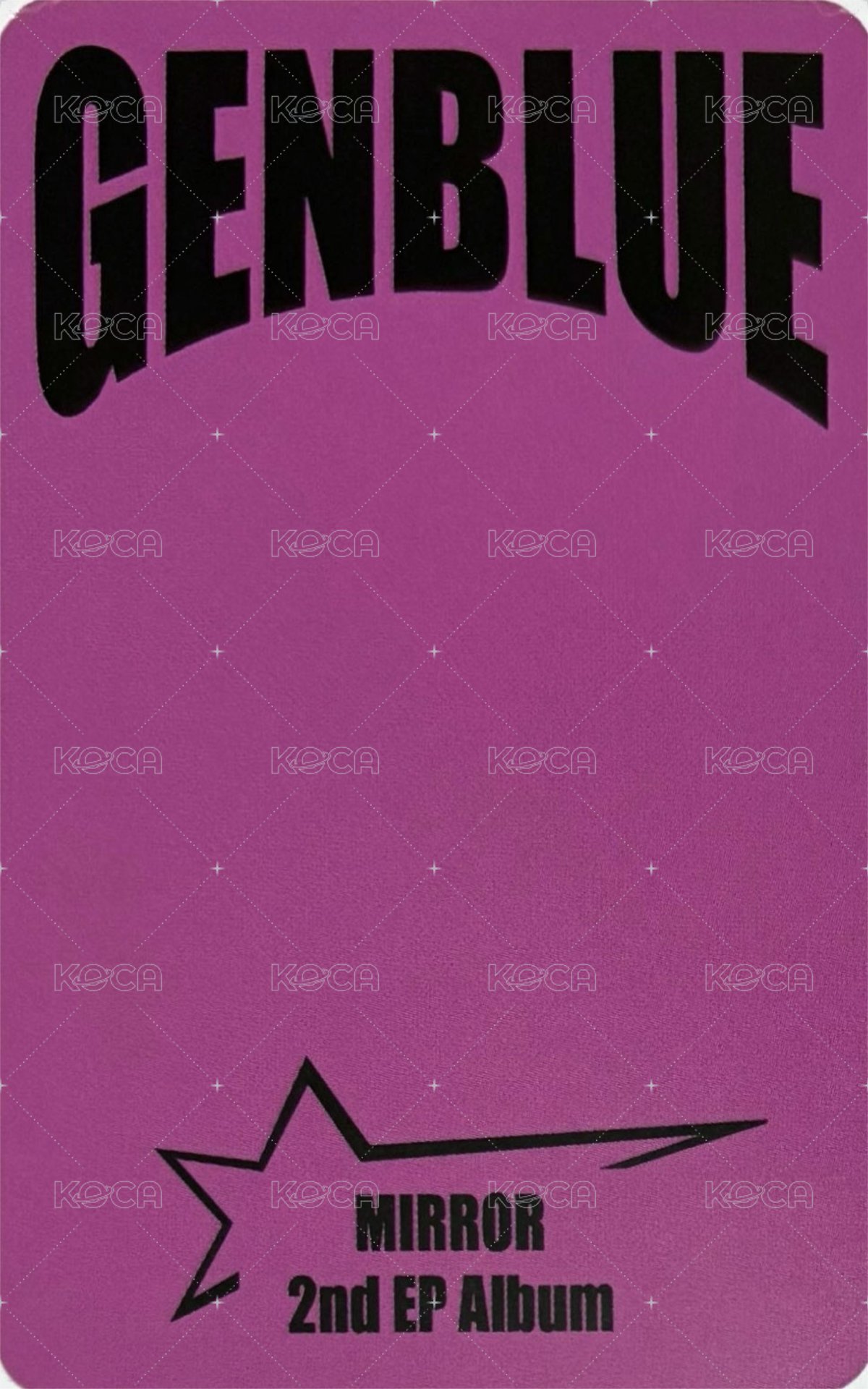 MIRROR 專輯卡 EVER ver. 背面